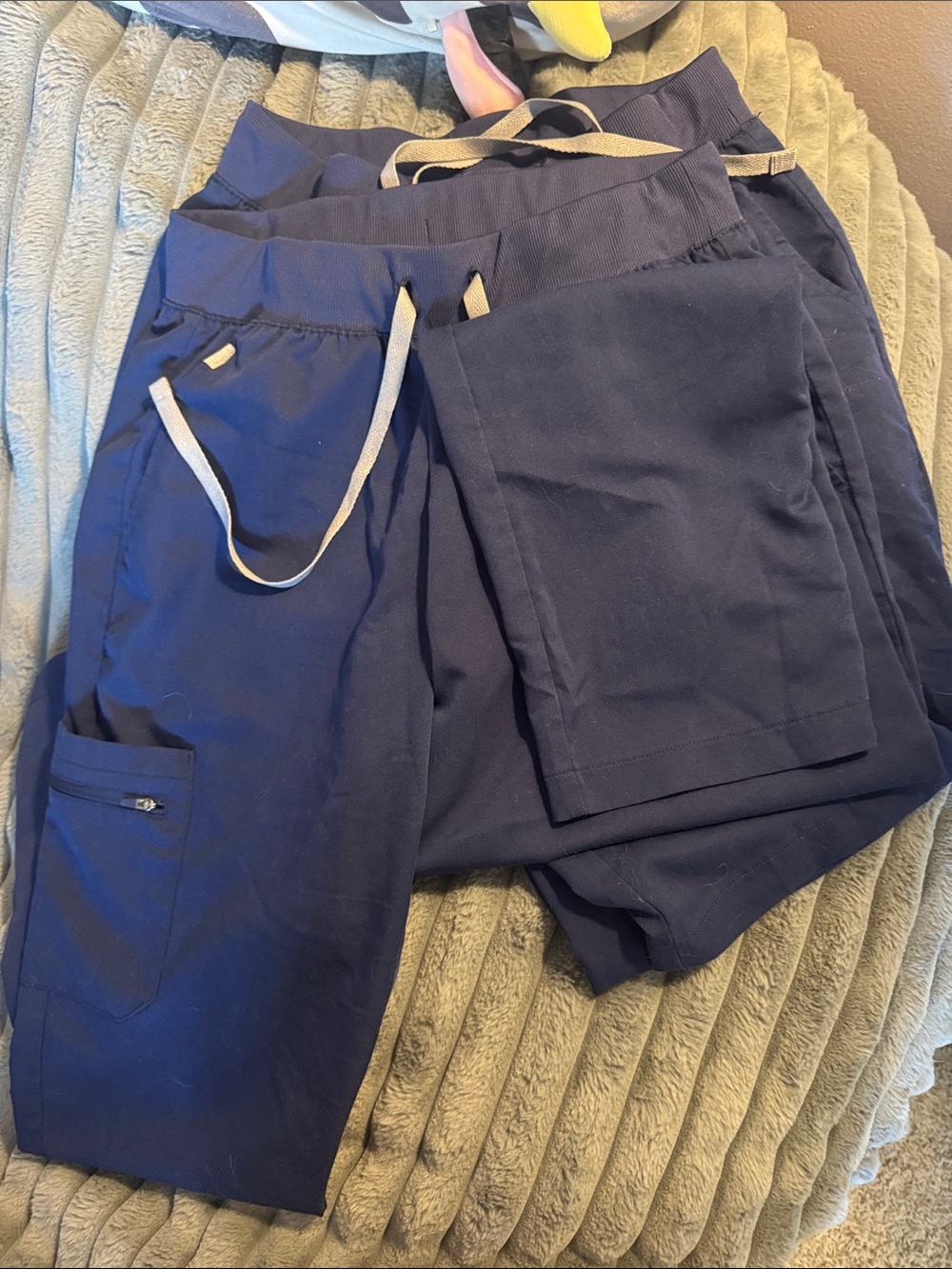 Hanes Women's Straight Leg Pants in Navy Blue